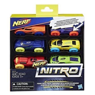 NERF Nitro Refill 6-pak samochody 2