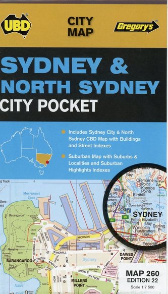 Sydney North Sydney Pocket  1 : 110 000 - 1 : 7 500