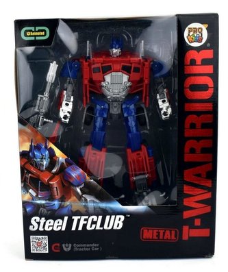 Robot T-Warrior metal czerwony