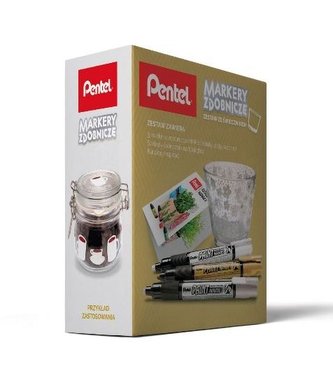 Zestaw markery olejowe ze świecznikiem PENTEL