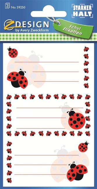 Naklejki na książki i zeszyty - Biedronka