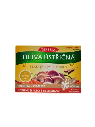 Terezia - Hlíva ústřičná s rakytníkovým olejem 60kapslí