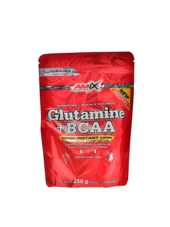 Amix - Glutamine + BCAA powder 250 g - mango