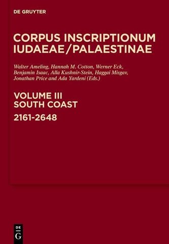 Corpus Inscriptionum Iudaeae/Palaestinae 3