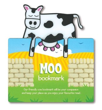 Zwierzęca zakładka do książki - Moo - Krowa