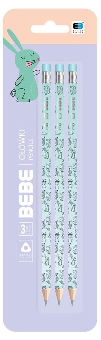 Ołówek 3 sztuki B&B Kids Pastel