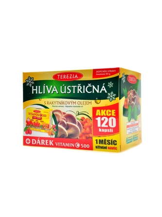 Terezia - Hlíva ústřičná s rak. olejem 120 + vit C 60