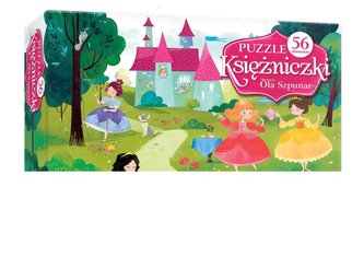 Puzzle 56 elementów - Księżniczki