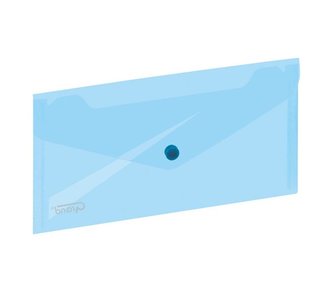 Koperta na zatrzask 254x130mm niebieska GRAND