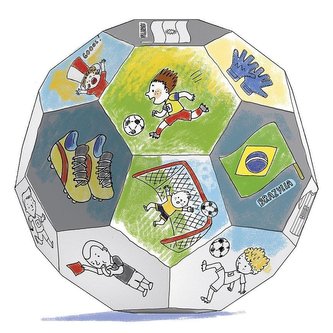 Kolorowanka 3D \"Piłka\" XXL