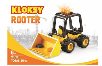 Klocki Kloksy Maszyny budowlane ładowarka 30 el.