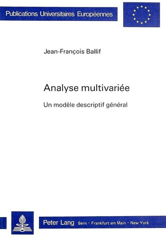 Analyse multivariée