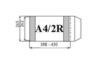 Okładka książkowa regulowana A4/2R (25szt) D&D;