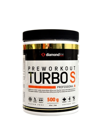 HiTec Nutrition - Diamond line Turbo S preworkout 500g - pomeranč