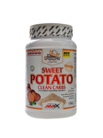 Amix Mr. Poppers - Sweet potato clean carbs 1000 g - natural