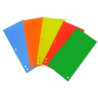 Przekładki kartonowe 1/3 A4 100 szt.pomar. D.RECT