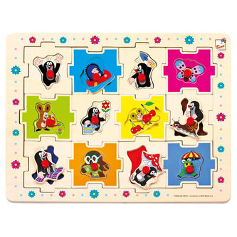 Krtek - Puzzle  tvary/24 dílků