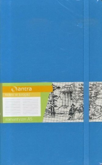 Notes A5 Kropki Romantyzm Jasny Niebieski ANTRA