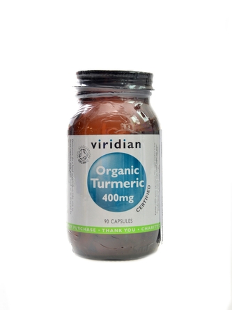 Viridian - Turmeric 400mg 90 kapslí Organic