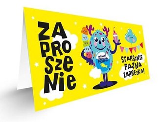 Zaproszenie - Potworek (5szt.)