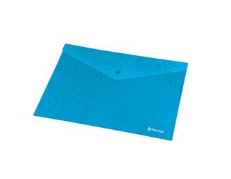 Koperta Tai-Chi A4 przezroczysta niebieska