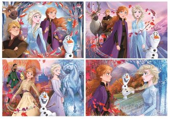 Puzzle ramkowe 15 Super kolor Frozen 2