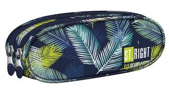 Piórnik saszetka dwukomorowa Tropikalne Liście