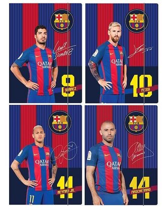 Teczka z gumką A4 FC Barcelona Barca Fan 5 ASTRA