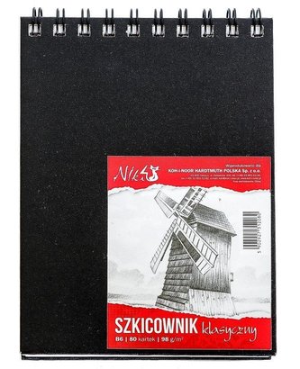 Szkicownik B6/80K 98g spirala