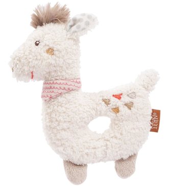 Grzechotka, maskotka Lama Maya 20 cm