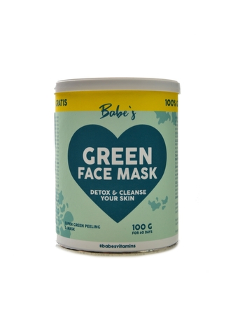 Babe s - Green Face Mask 50g + 50g Zdarma