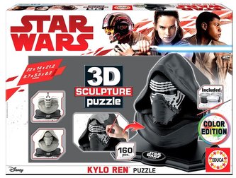 Puzzle 3D 160 Kylo Ren (rzeźba do pomalowania) G3 Puzzle 3D 160 Kylo Ren (rzeźba do pomalowania) G3
