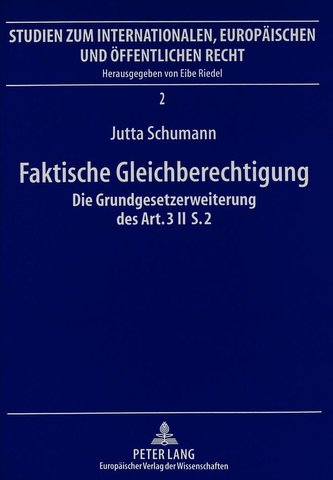 Faktische Gleichberechtigung