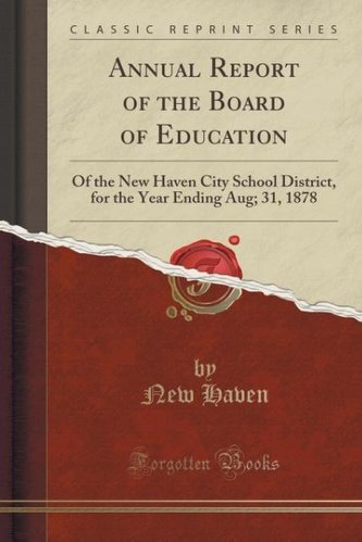 Annual Report of the Board of Education