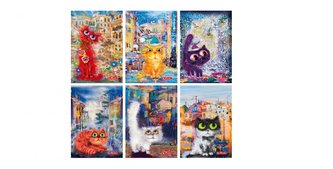 Zeszyt A5/60K linia PP Crazy cats (5szt)