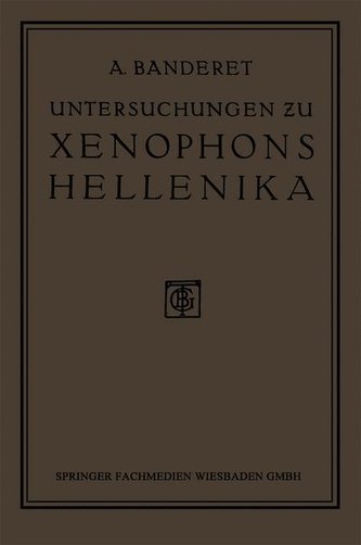 Untersuchungen zu Xenophons Hellenika