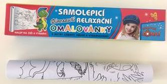 Dinosauři - Samolepící relaxační omalovánky