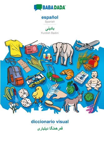 BABADADA, español - Kurdish Badini (in arabic script), diccionario visual - visual dictionary (in arabic script)