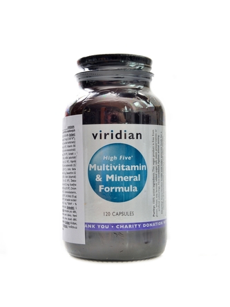 Viridian - High Five Multivitamin & Mineral 120 kapslí