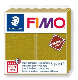 FIMO® "Leather Effect", olivová 57g