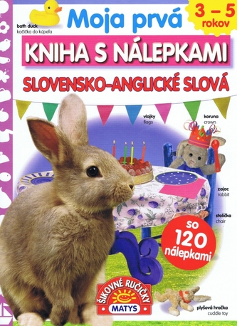 Moja prvá kniha s nálepkami Slovensko-anglické slová