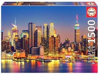 Puzzle 1500 Manhattan nocą/Nowy Jork G3