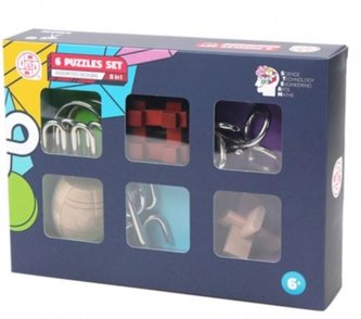 Sada 6 hlavolamů - mix