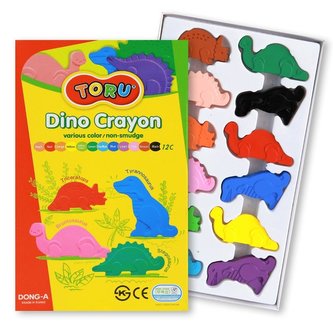 Kredki Dino 12 kolorów DONG-A Kredki Dino 12 kolorów DONG-A