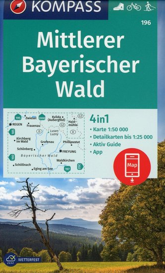 KV WK 196 Mittlerer Bayerischer Wald 1:50 000