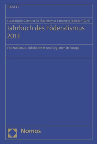 Jahrbuch des Föderalismus 2013