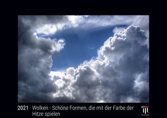 Wolken - Schöne Formen, die mit der Farbe der Hitze spielen 2021 - Black Edition - Timokrates Kalender, Wandkalender, Bildkalend