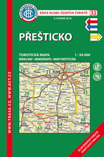 Přešticko /KČT 32 1:50T Turistická mapa