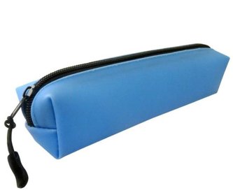 Piórnik silikonowy niebieski NARCISSUS