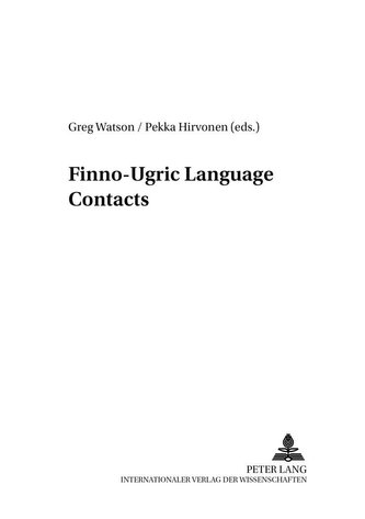 Finno-Ugric Language Contacts